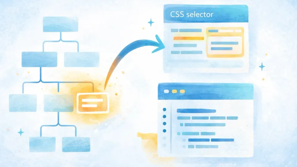 What is a CSS selector?
